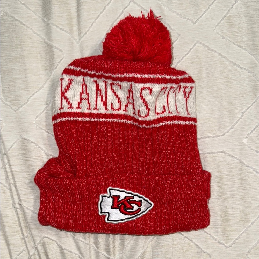 Chiefs Hat with Pom-Pom
